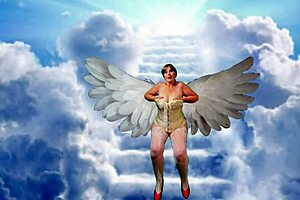 Angelic Granny Elegance Diddles Me with a Dildo and Makes Me Cum