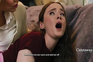Busty Nanny Disciplines Bratty Girl with Spanking and Hot Sex! - Ryan Keely, Hazel Moore