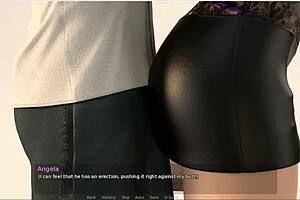 does the interview stretch that ass on the desk?