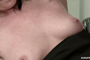 German milf cheats with neighbor in doggystyle and cowgirl.