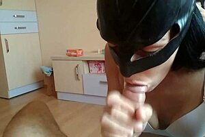 Hot Milf Wife Teases Deep Blowjob