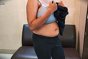 Hey, wanna see hot busty Riya with natural big tits in her adult film audition sex trial? This interview gets steamy fast!