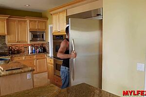 Hot Milf Tricked Into Bareback Gloryhole In Bathroom By Husband's Brother