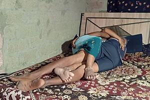 Desi Village Bhabhi's HOT BATHROOM SEX with Husband in Pantyhose and Boots