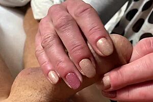 wanna see intense foreskin play with messy cum handjob?