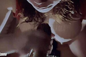 my wife sucks friend's cock and swallows all