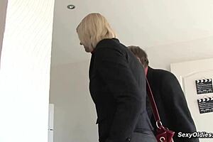 French Blonde Mature Gang Bang Anal Fucked