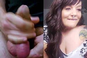 a woman with big natural tits and ass changes clothes showing different looks