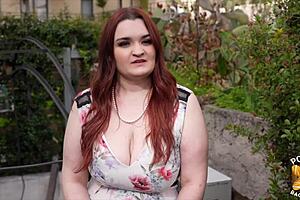 Amandine enjoys two hard cocks in wild French threesome