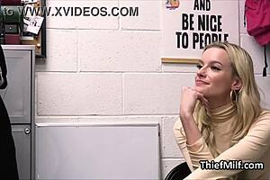 Housewife Cougar Caught Masturbating With Stolen Dildos In The Office.