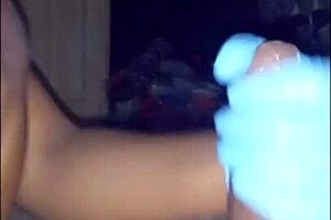 Handjob with Spit from a Pretty Girl