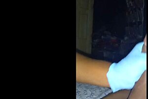 Handjob with Spit from a Pretty Girl