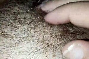 Gretala, the pregnant european pornstar, flashes her always hairy pussy in sensual exhibitionist sex scenes