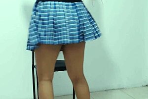 18-Year-Old Busty Student Makes Adult Content