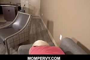 blonde stepmom fucks stepson to feel better