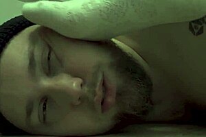 Mistress with double pigtails beats a guy and brings him to orgasm with a strapon