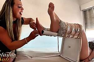 sadica tortured me with her tickles while blindfolded