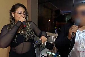 fat chubby milf cumbia singer rides cowgirl, gets cumshot slut!