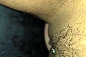 Gloryhole Guy Can't Handle Muff Diving, Husband Makes Housewife Cum