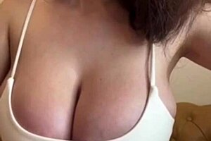 What is the stepmother with big milky tits doing with her teen stepdaughter? She masturbates and fucks.