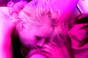 jodi james mouth open for michelle jerking stud