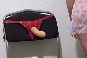 hot milf amateur moans during anal penetration, showing off her beautiful ass