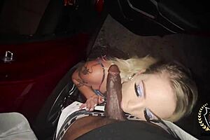 rome major fucks stunning blonde nympho in the car