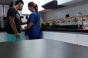 i convince the employee in the kitchen