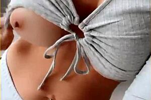 i love how my wifey flashes her big tits