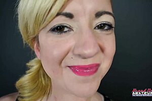 blonde cute hottie keyton sucks a cock and and gets her wet pussy fucked