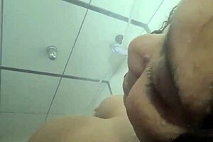 She teases with big nipples and striptease for submissive milf tits