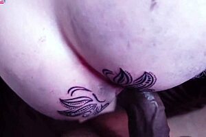 mature lorrany with anal tattoo gets rough fucking, gaping asshole fetish