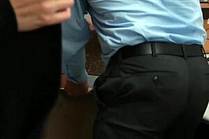 Stepmom, bend over for the officer