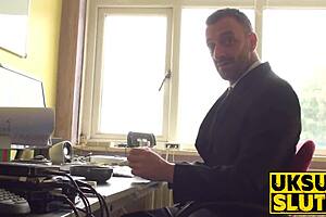 busty sub milf's ass gets destroyed before cum tasting delight