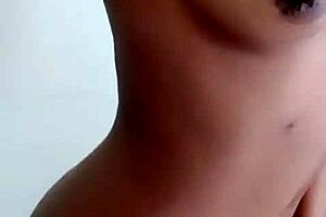 Sexy African Kenyan Milf Shows Her Yummy Tits On Webcam!