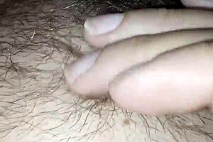 Gretala, the pregnant european pornstar, flashes her always hairy pussy in sensual exhibitionist sex scenes