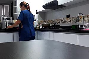 i convince the employee in the kitchen