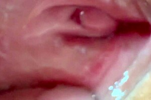 Amateur pink pussy licked 106 days after losing virginity with wet sex and couple