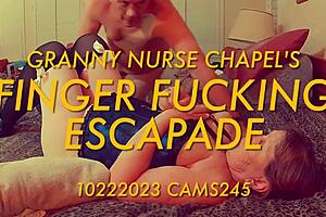 granny nurse finger-fucks patient in hospital