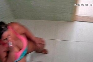bbw latina stepdaughter gets caught on camera fucking her stepfather in a huge twist