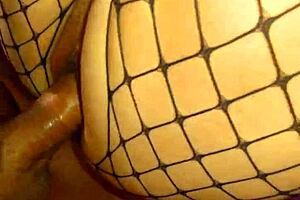 did you open her ass and holes in stockings?