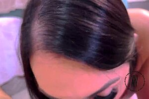 Paolla Hotwife Cums Bent Over