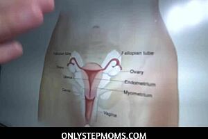 onlystepmoms short haired busty milf stepmother olive glass educating horny stepson