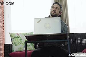 Cheating stepmom bribes stepson with anal sex.