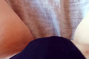 Gretala sensually poses in her black slip