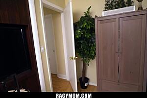 stepmom does not mind becoming naked in front of her stepson - racymom!