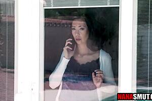 Step Granny Catches Him Spying On Her Tits