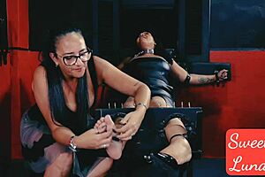 milf dominates amateur in homemade domination