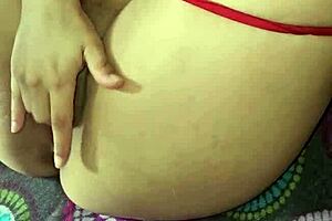 Latina Stepmother Uses Toys in Doggystyle Assfucking While Friend Arrives, Featuring Big Tits and Dildo Fetish