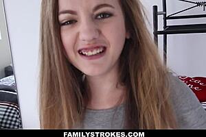 Teen Stepsis Sucks Pov Interracial Blowjob